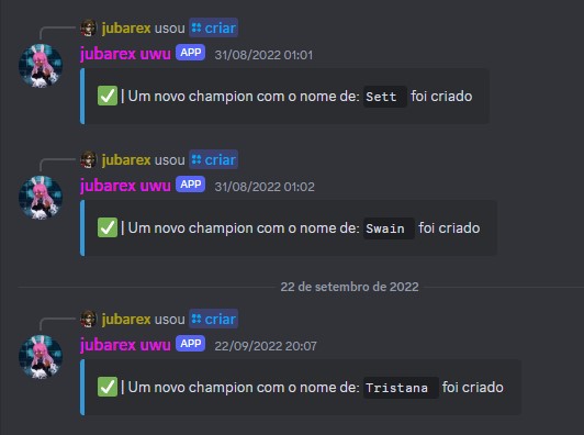 Imagem do Bot de Discord